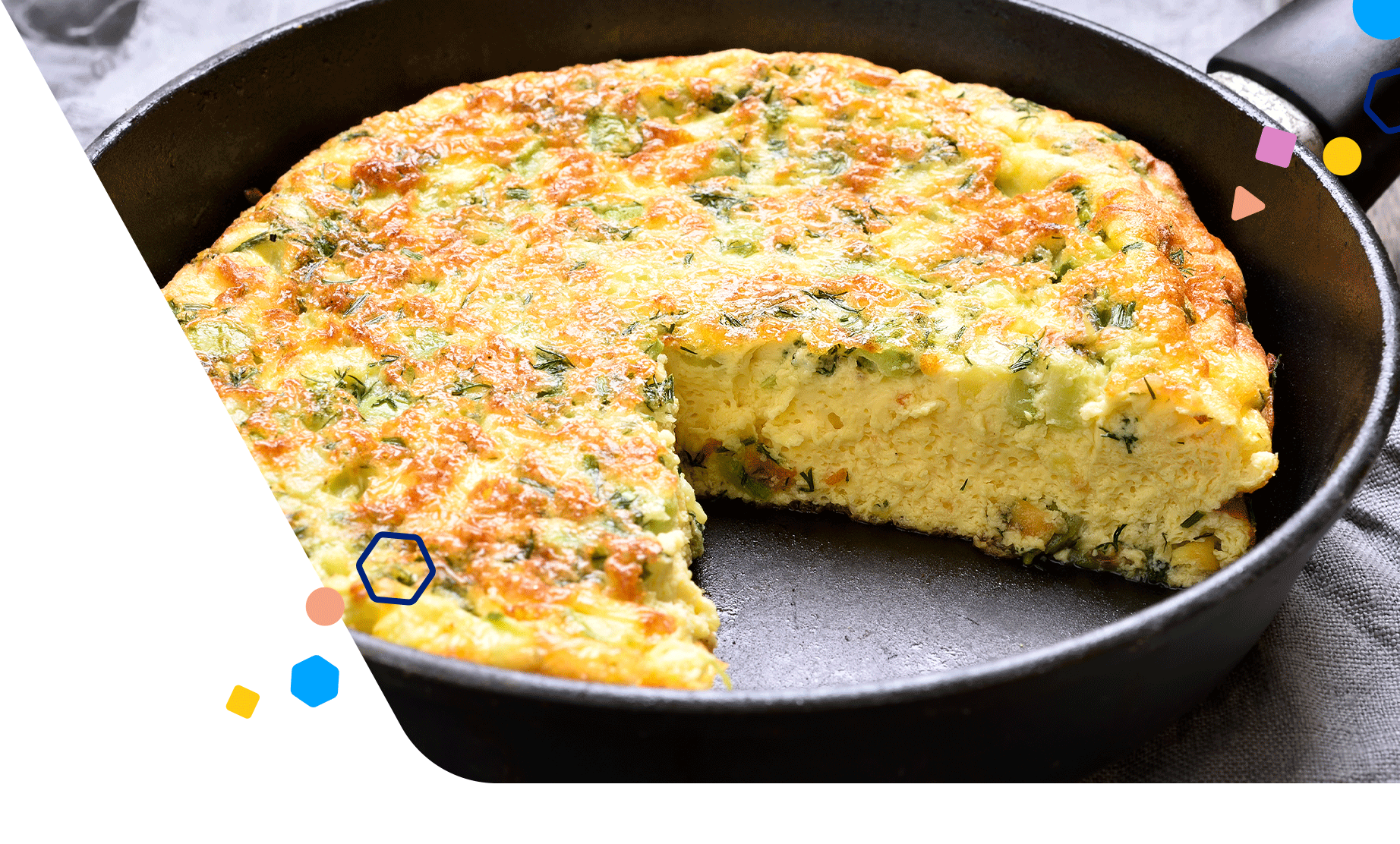 Frittata with Ham and Green Pepper Enfamil US