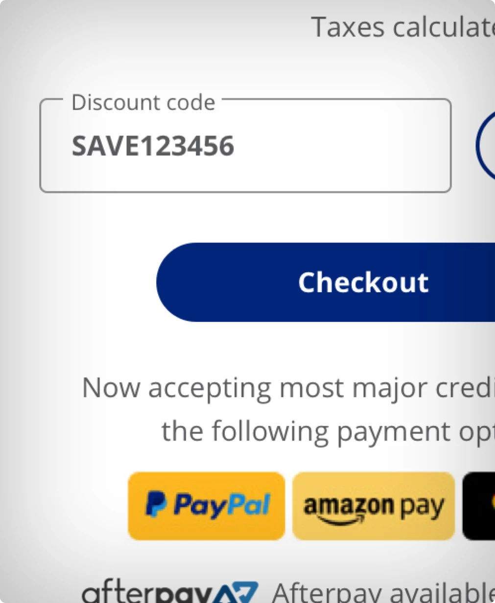 Enter Your Discount Code at Checkout