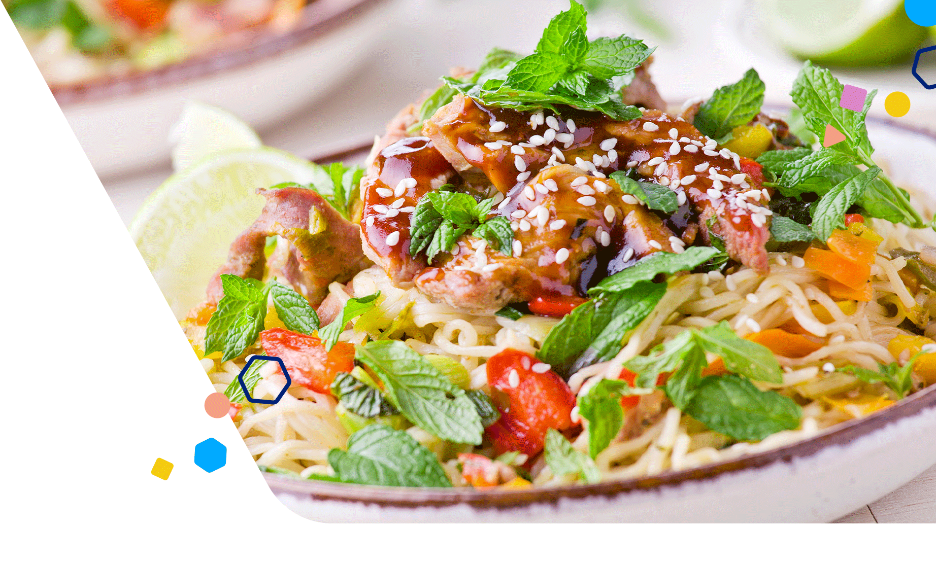 Healthy Pregnancy Recipes Thai ChickenNoodle Salad Enfamil