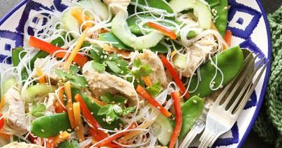 Healthy Pregnancy Recipes: Thai Chicken-Noodle Salad